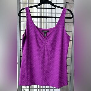 White House Black Market Vibrant Purple Camisole Top Size L